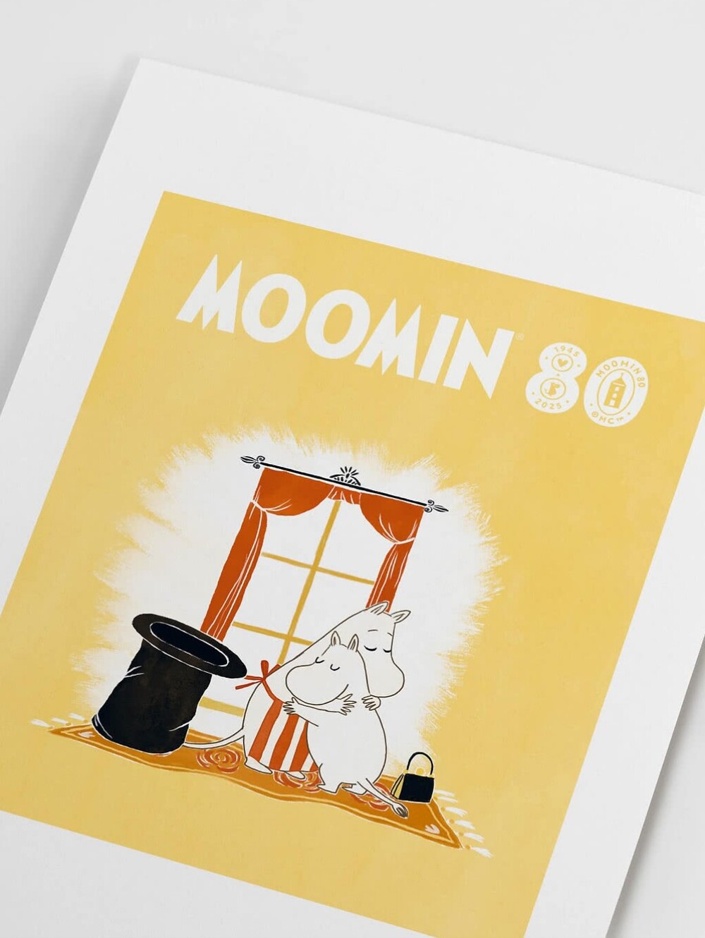 Moomin & Moominmamma Canvas Print 20x30 Cm, Print Only Poster